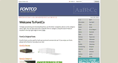 Desktop Screenshot of fontco.com